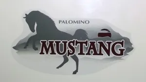 1 Palomino Mustang Logo Rv Trailer Graphic Decal-1085