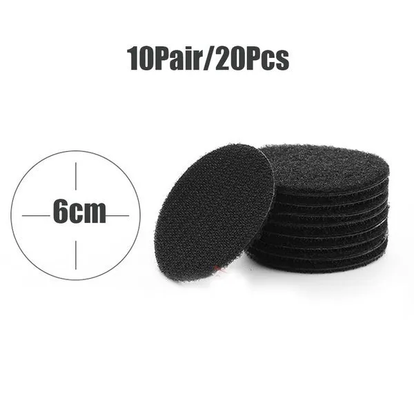 10-Pairs: Anti Curling Carpet Tape Rug Gripper Velcro