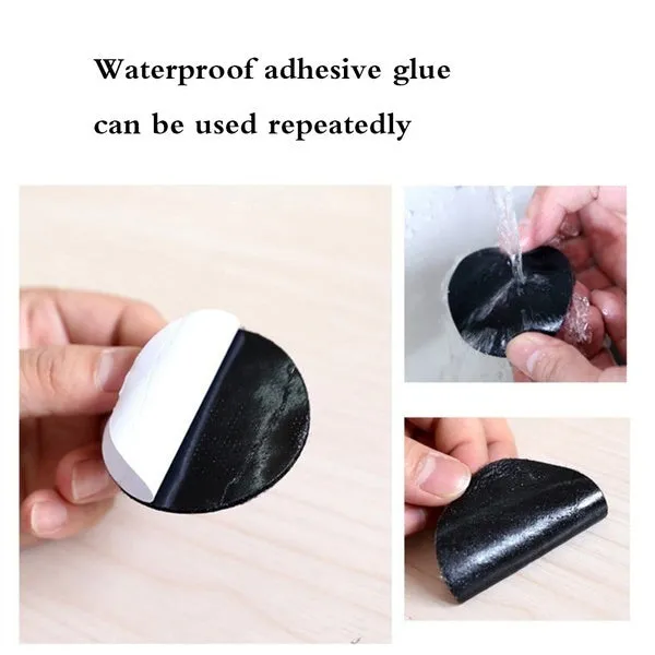 10-Pairs: Anti Curling Carpet Tape Rug Gripper Velcro