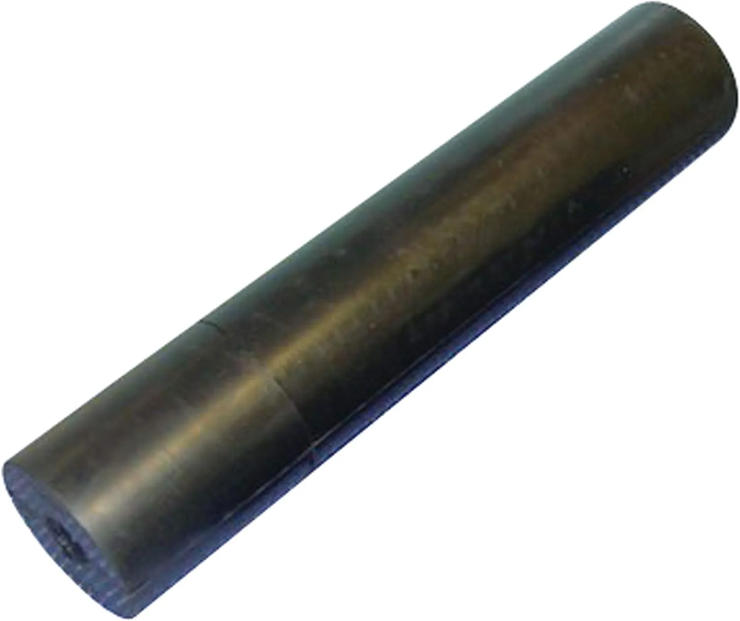 12243-4P Black Rubber Molded Straight Side Guide Roller - 12 in. x 2.5 in. x 0.5 in.