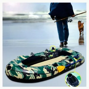 2 Person Inflatable Boat Thicken Raft Kayak Assault Rubber Boats,WearResisting Hovercraft Dinghies