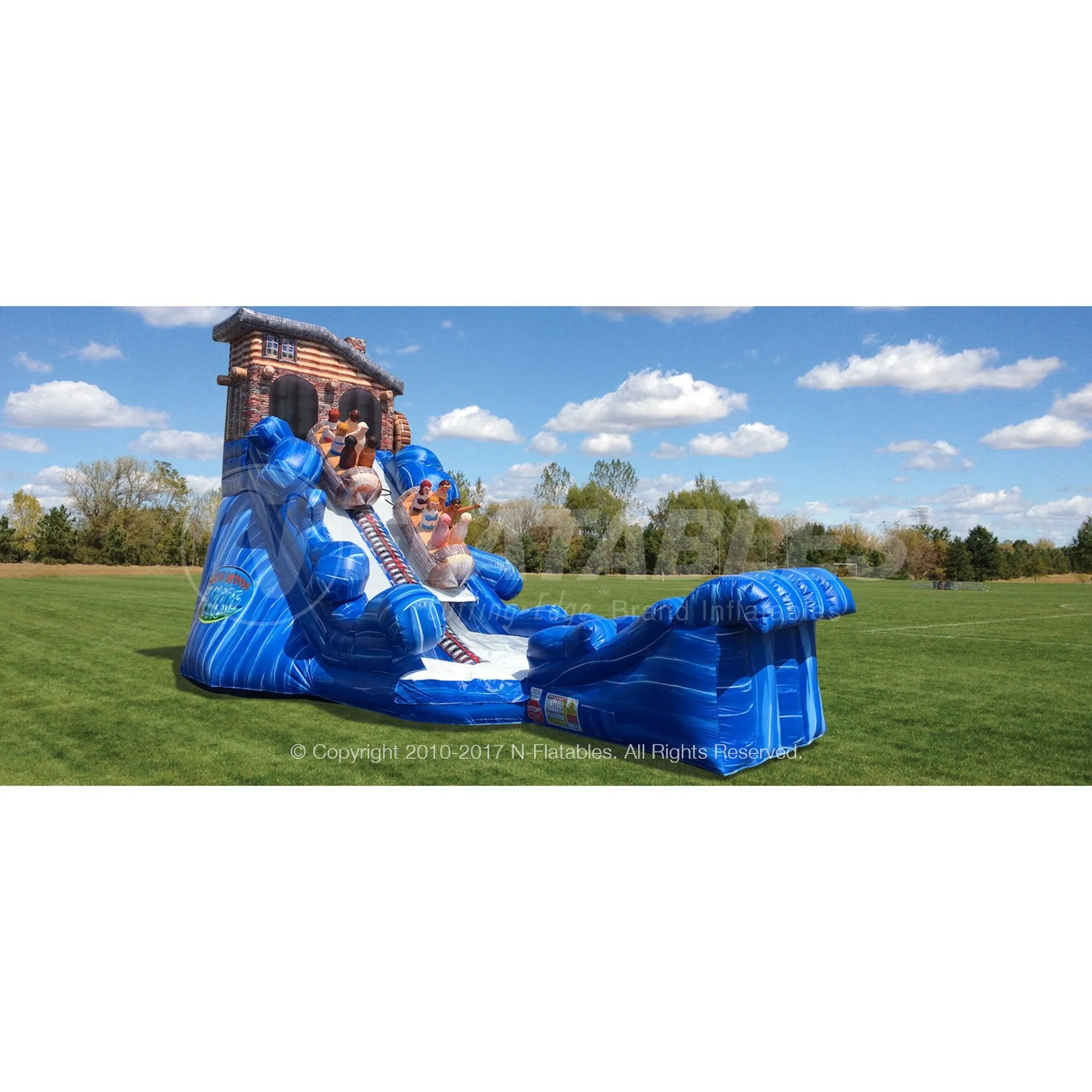 23' North Woods Flume Wet/Dry Slide