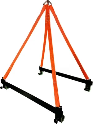 2800 lb Watercraft lift sling,43'' Watercraft Sling with Heavy duty powder-coated Steel Bracket,Polyester Sling,Suitable Capacity Jet Ski Sling,PWC,Jet Ski