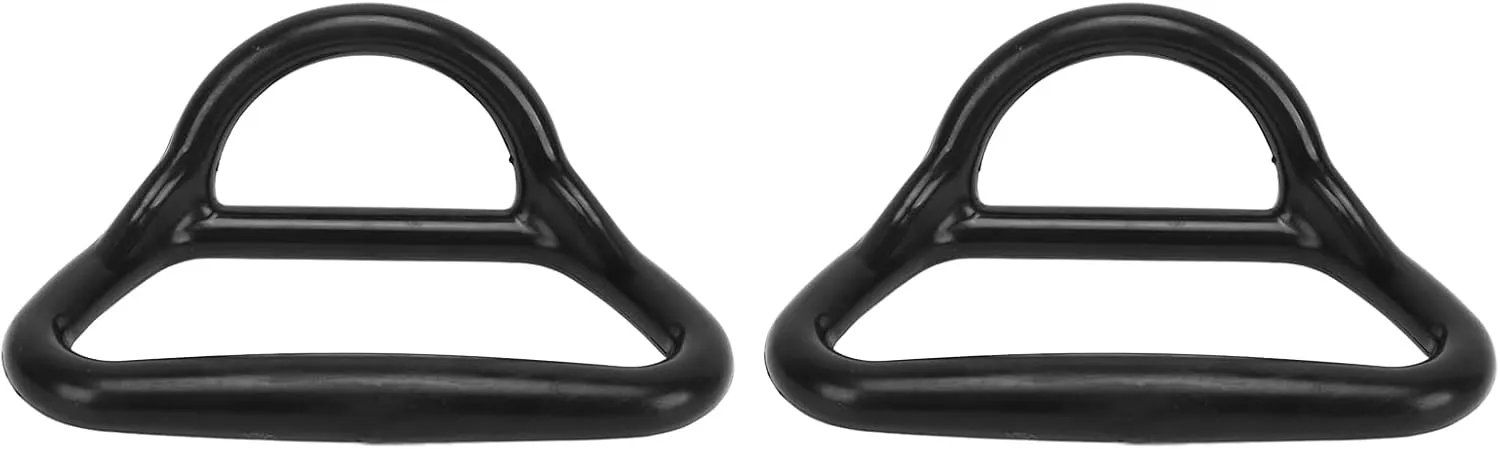 2Pcs PVC D-Ring Pad, Multi-Purpose Tie Down Strap Rings D Traction Ring, Rubber Boat Horseshoe Ring, for Trailer Truck Van Boat Secure Boating