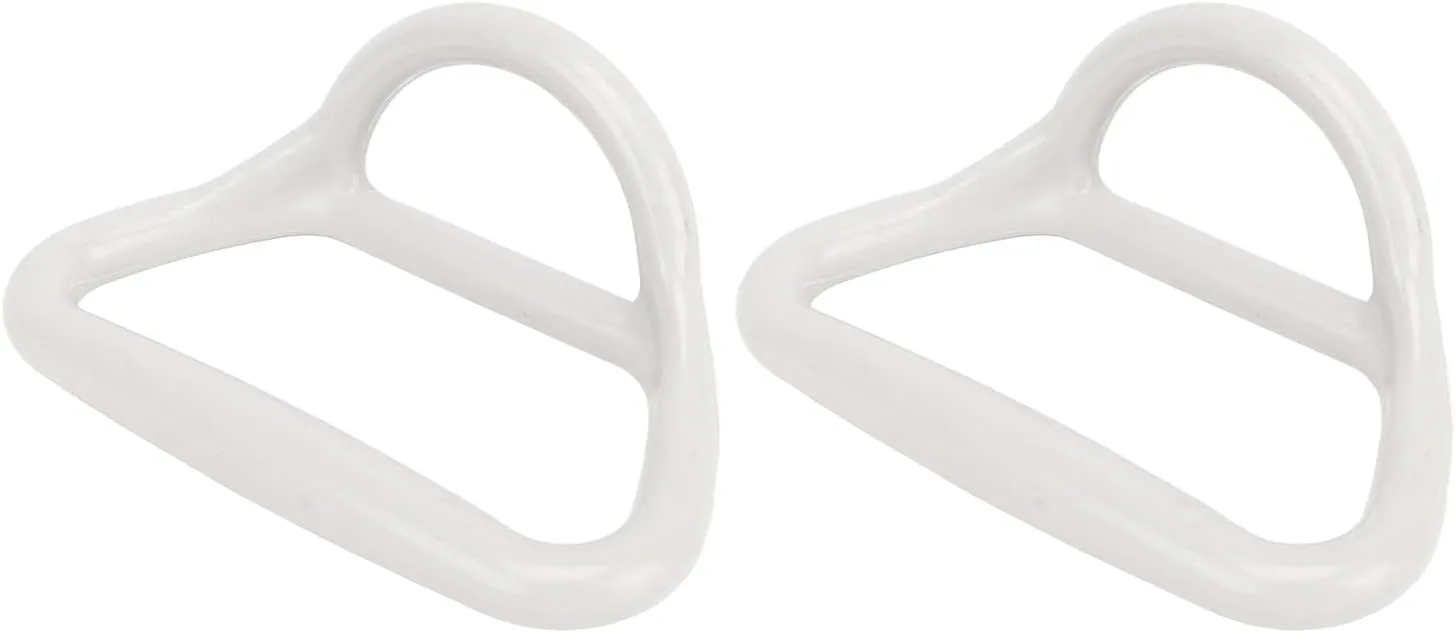 2Pcs PVC D-Ring Pad, Multi-Purpose Tie Down Strap Rings D Traction Ring, Rubber Boat Horseshoe Ring, for Trailer Truck Van Boat Secure Boating
