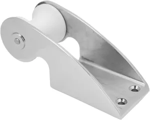 316 Stainless Steel Boat Anchor Roller Bracket with Nylon Pulleys, Slip Rubber Pad, for Yachts and Boats