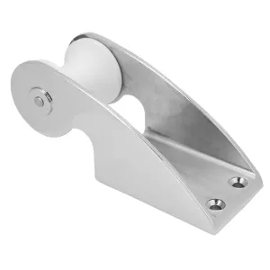 316 Stainless Steel Boat Anchor Roller, Rusts Proof, Anti Slip Rubber Pad, High Strength Nylon Pulley, for Yachts, Fishing Boats, Marine Use