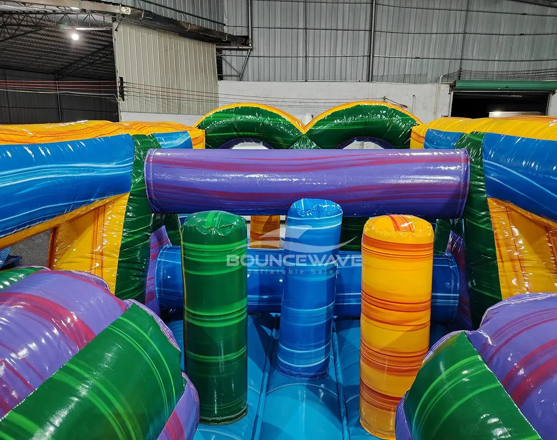 46ft Goombay "Flash" Hybrid Inflatable Obstacle Course