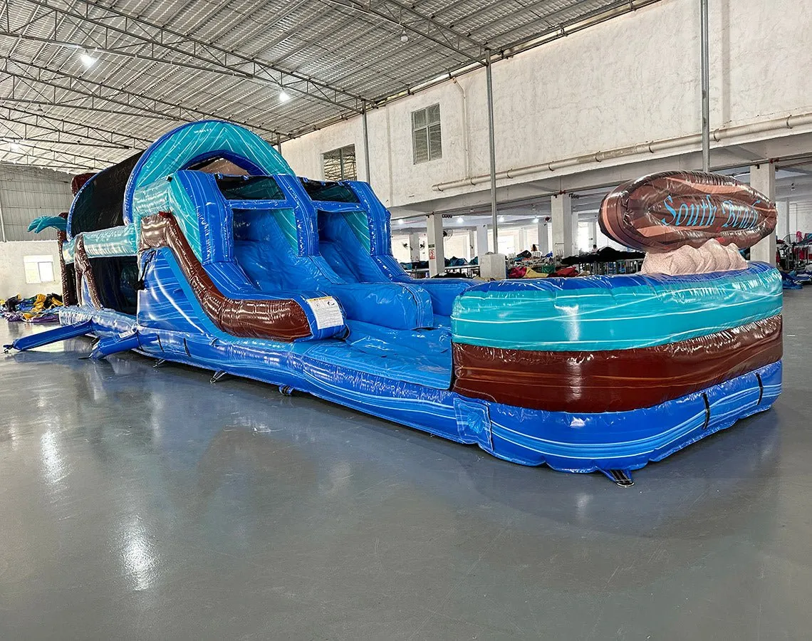 46ft South Beach Commercial Hybrid Inflatable Obstacle Course