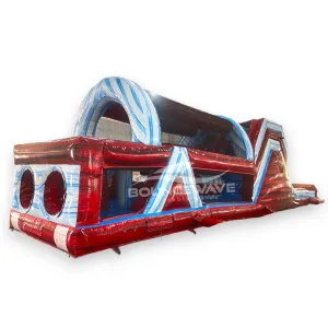 53ft XL Crimson Bay Commercial Hybrid Inflatable Obstacle Course (Copy)