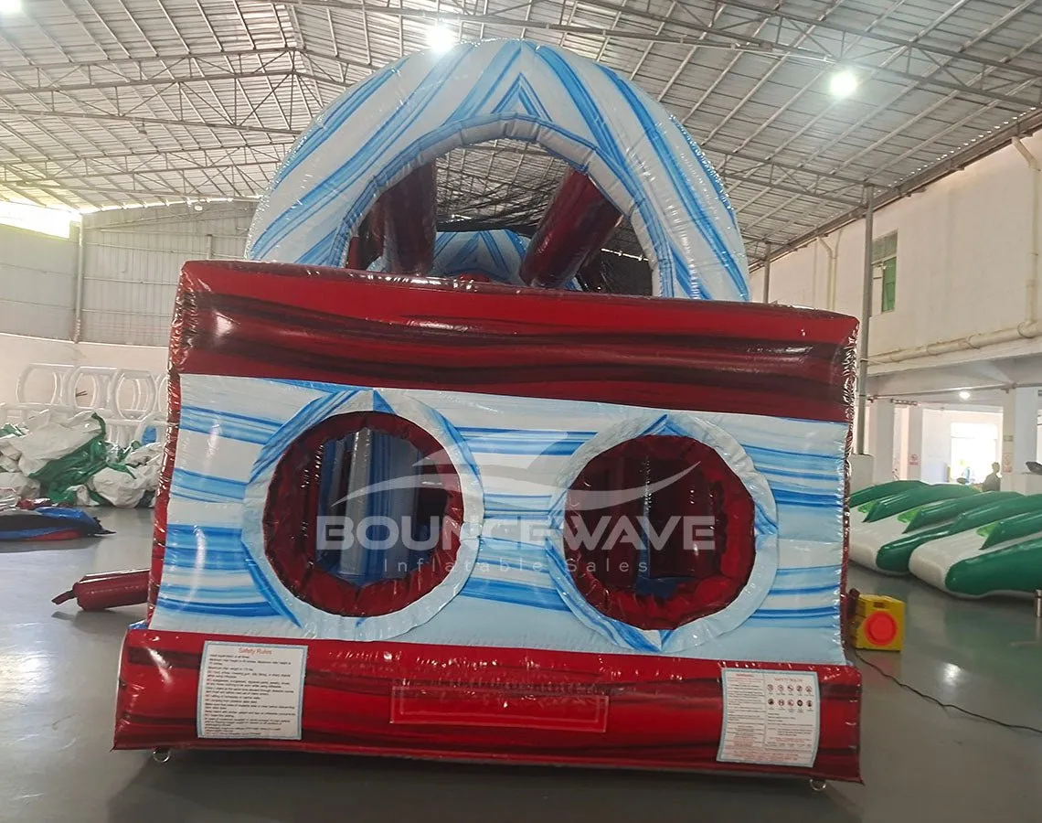 53ft XL Crimson Bay Commercial Hybrid Inflatable Obstacle Course (Copy)