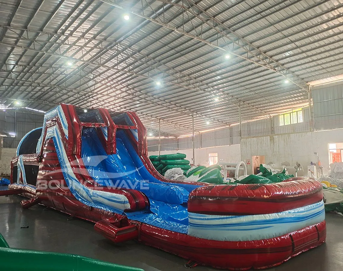 53ft XL Crimson Bay Commercial Hybrid Inflatable Obstacle Course (Copy)