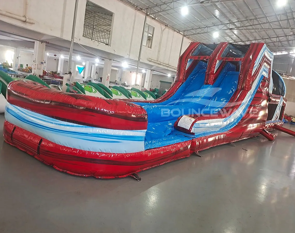 53ft XL Crimson Bay Commercial Hybrid Inflatable Obstacle Course (Copy)