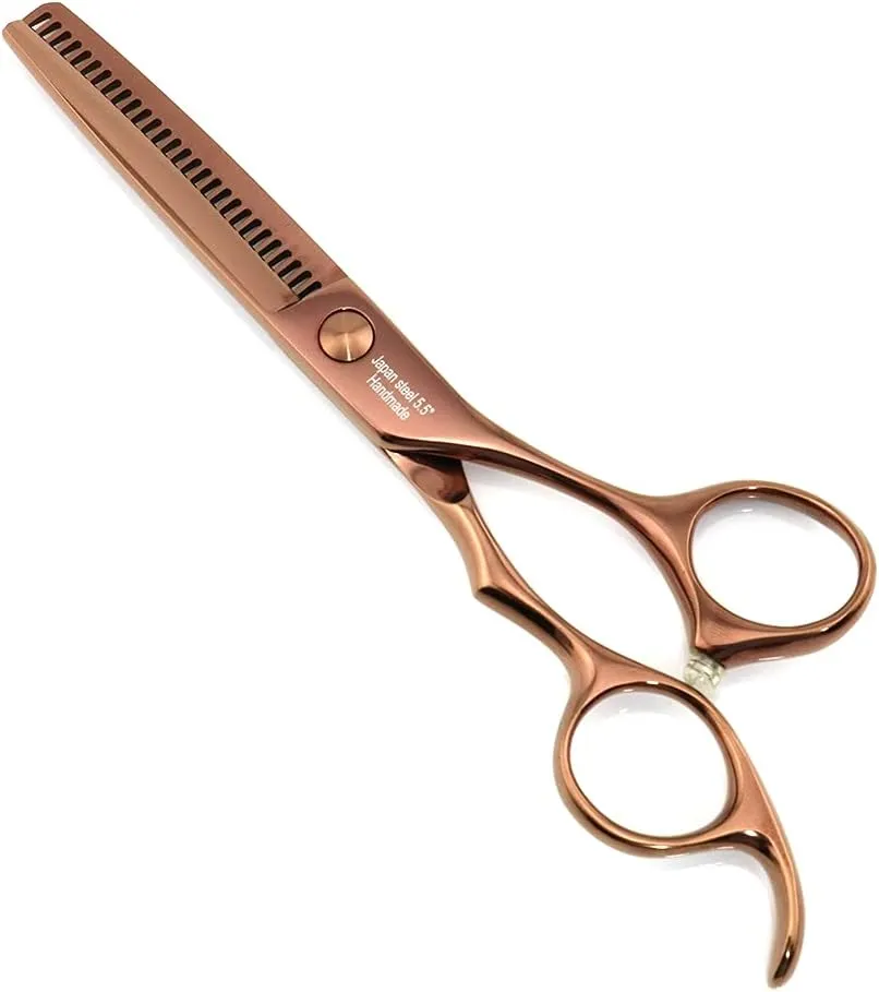 5.5 Inch Hair Thinning Scissors 440C Hair Thinning Shears Professional Hair Shears Barber Scissors Convex Edge KINSARO