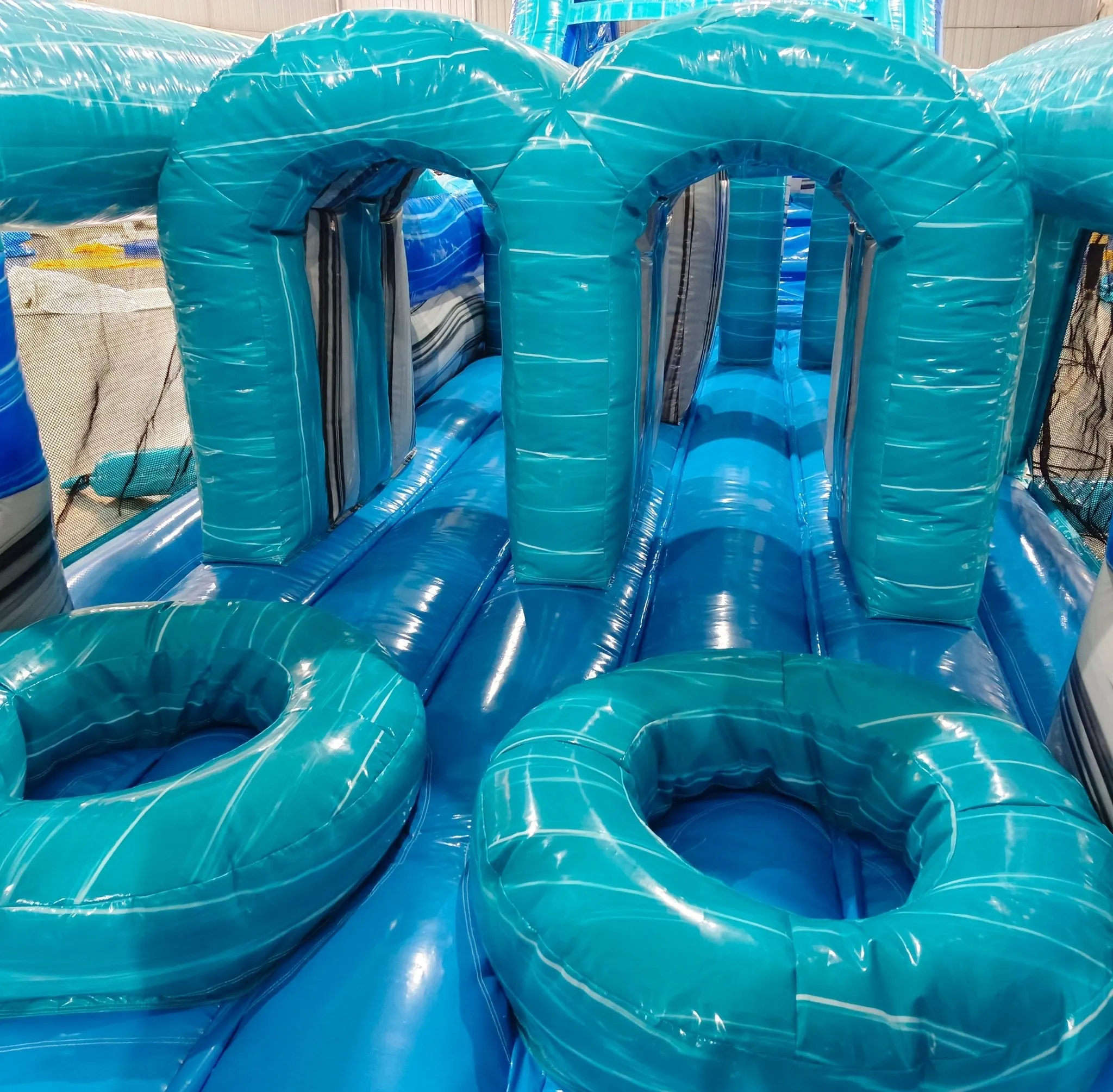 62ft Bahama 2-Piece Wet/Dry Inflatable Obstacle Course