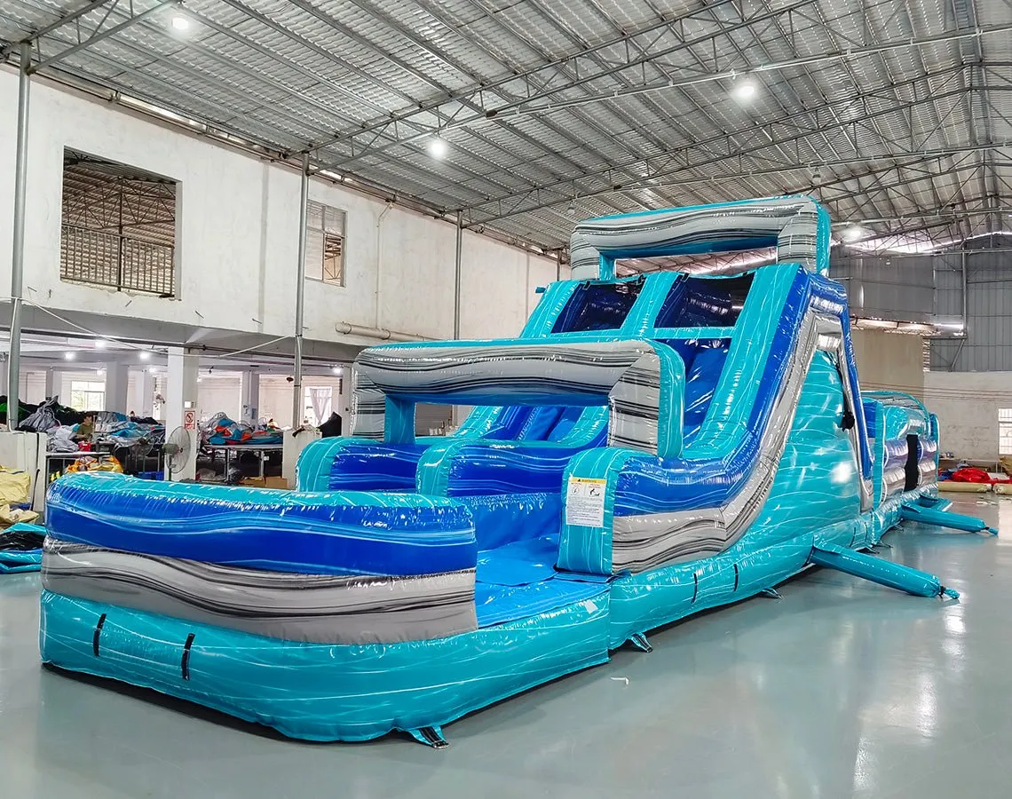 62ft Bahama 2-Piece Wet/Dry Inflatable Obstacle Course