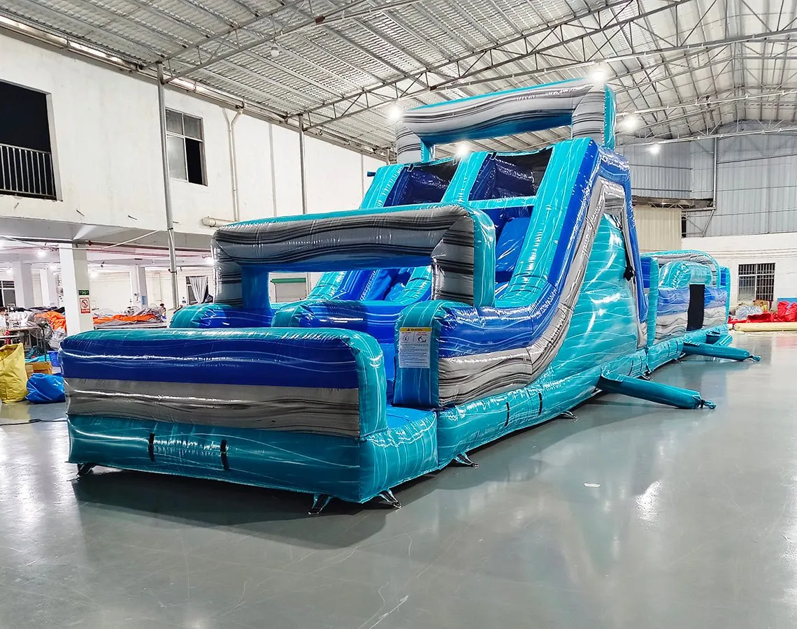 62ft Bahama 2-Piece Wet/Dry Inflatable Obstacle Course
