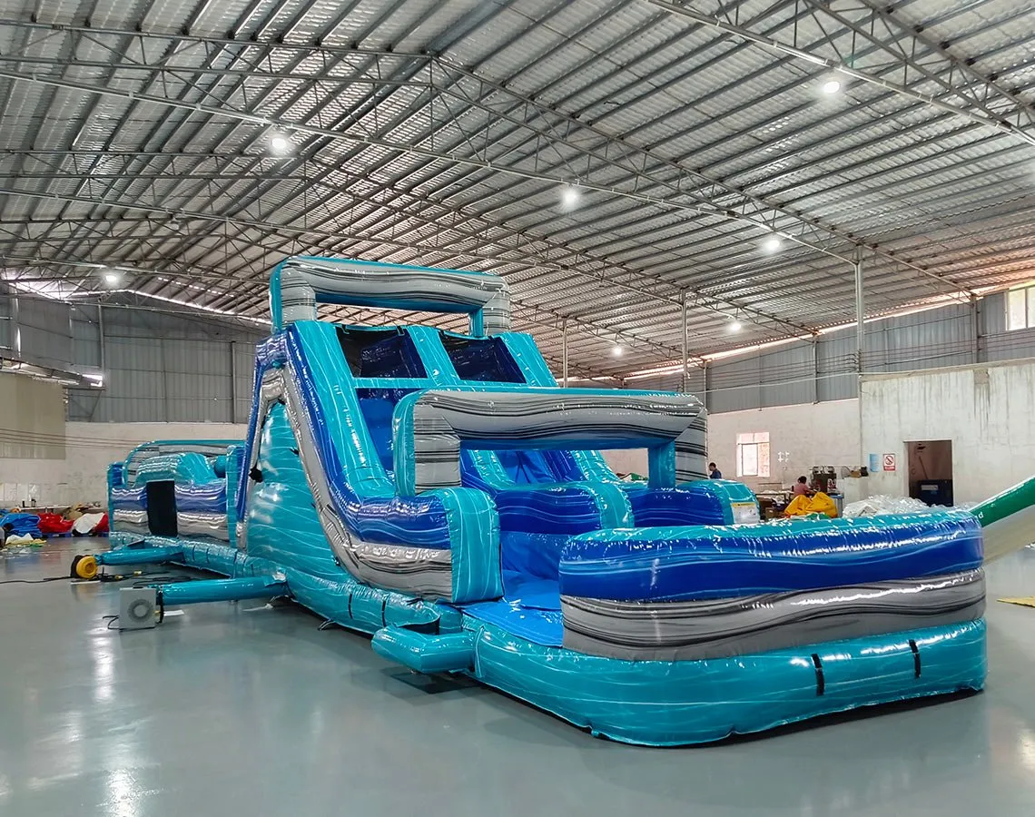 62ft Bahama 2-Piece Wet/Dry Inflatable Obstacle Course