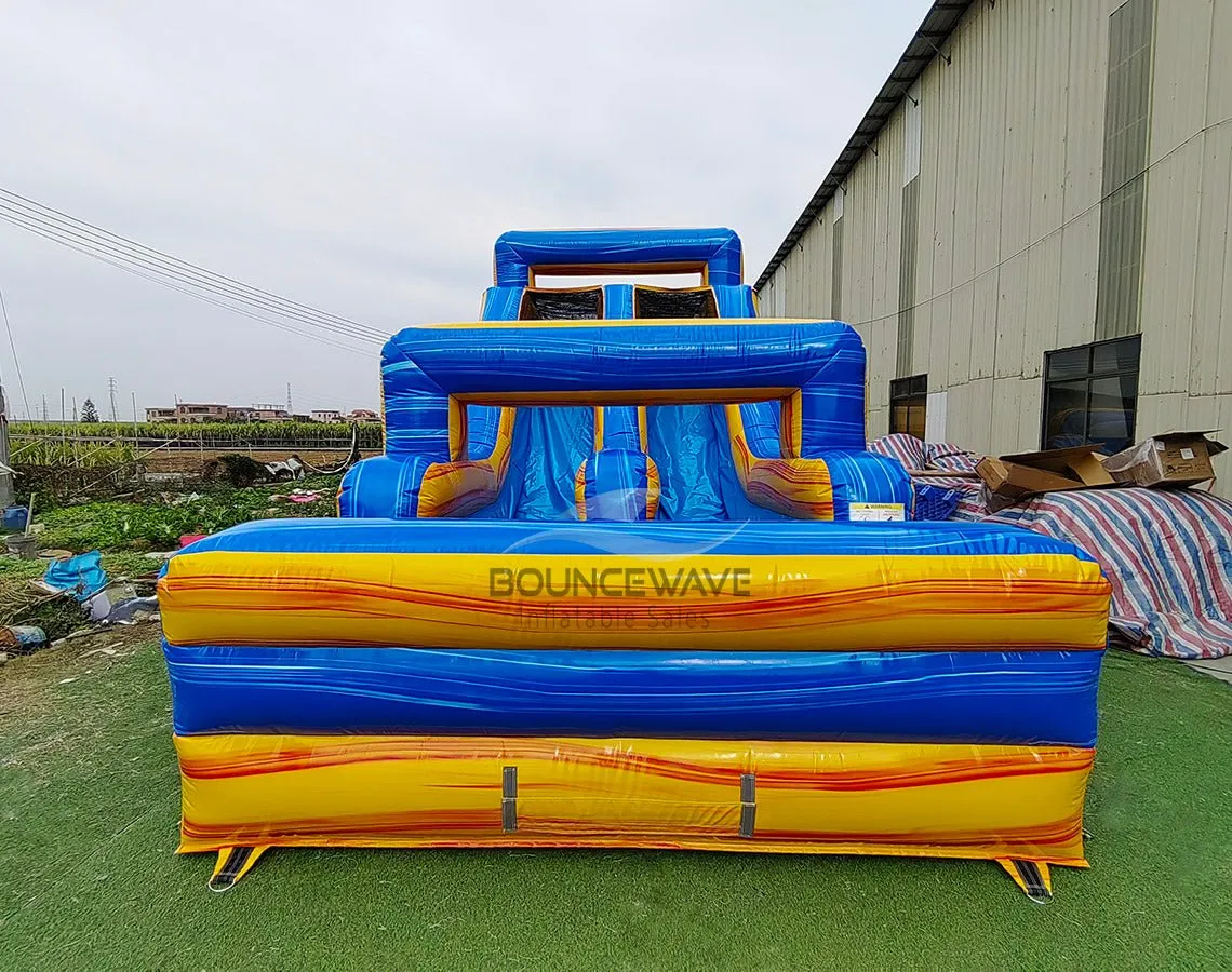 62ft Lava Falls 2-Piece Wet/Dry Inflatable Obstacle Course