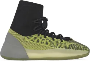 adidas Mens Yeezy Knit Bsktbl Lace Up Sneakers Shoes Casual - Black, Grey