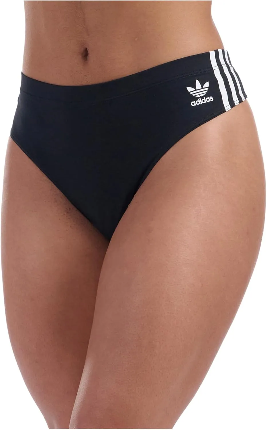 adidas Women's Wide Side Thong Panty Underwear