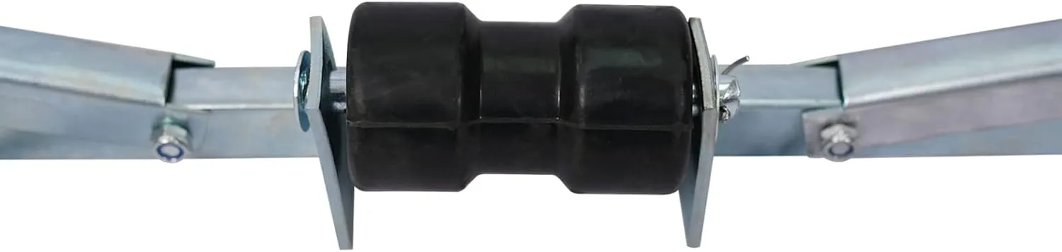 Adjustable Boat Trailer Bottom Support Bracket with Keel Rollers, Steel Holder for Boats 24.6"–40.6" Wide, 2204 lbs Capacity,2204 lbs