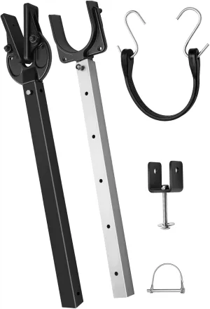 Adjustable Boat Transom Saver, Adjustable from 23 to 35 Inches Shock Absorbing Stern Protectors with Heavy Duty Composite Head Holds Engine, Roller and Trailer Mounts