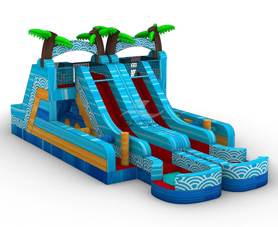 Akua Falls Double Dash Splash Inflatable Obstacle Course