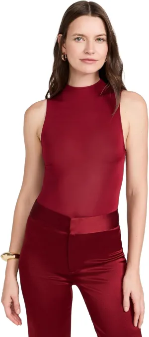 alice   olivia Women's Nichol Sleeveless Thong Bodysuit