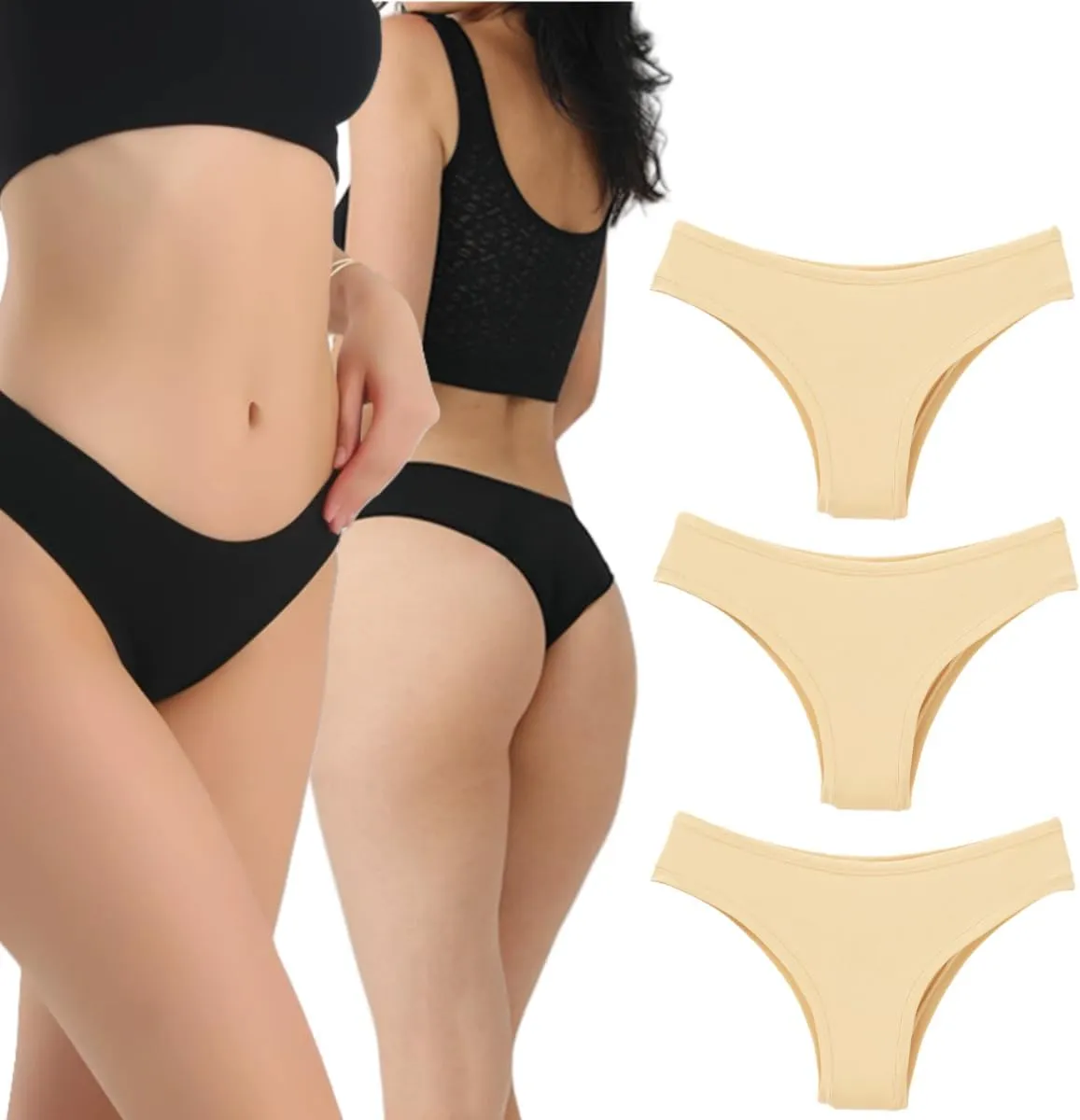 Ambar Wear Thong No Camel Toe - Ambarwear Anti Camel Toe Underwear, Ambar Wear Underwear Seamless Thongs