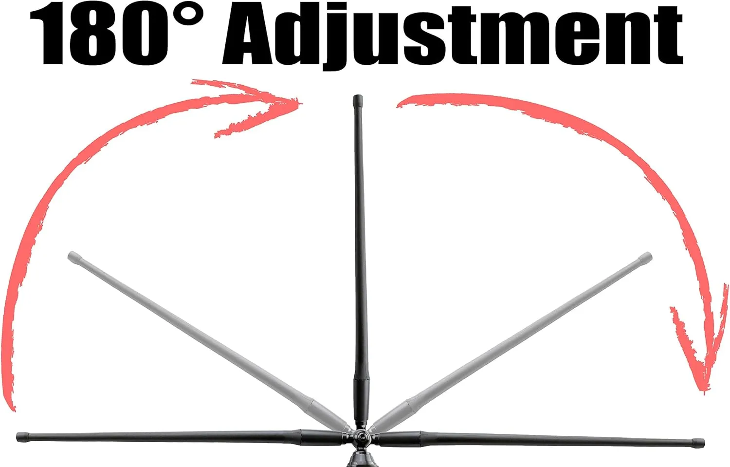 AntennaMastsRus - Marine Black AM-FM Rubber Ducky 15 Inch Antenna Kit - for ATV, Boat, Camper, Go Kart, Motorhome, Pontoon, RV, Sailboat, Tractor, Trailer, UTV, Yacht