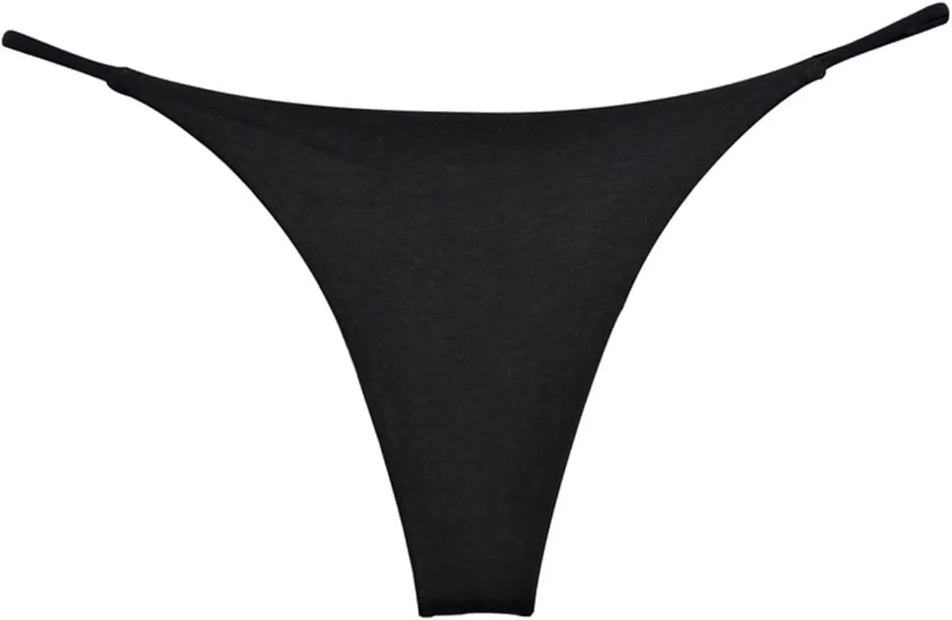 Aogda Thong for Women Cotton Underwear Low Rise Panties Woman G-String Thongs