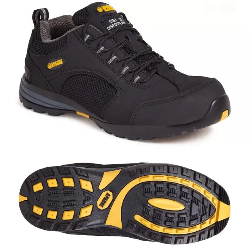 Apache Black Nubuck / Mesh Safety Trainer