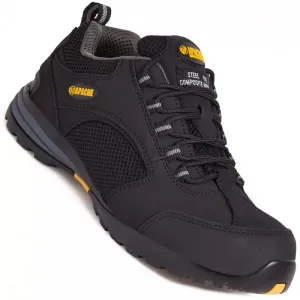 Apache Black Nubuck / Mesh Safety Trainer