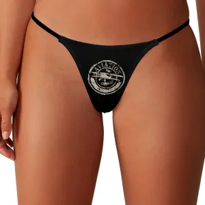 Aviation And Airplane Women's Underwear Thongs Panties G-string Low Waist T Back