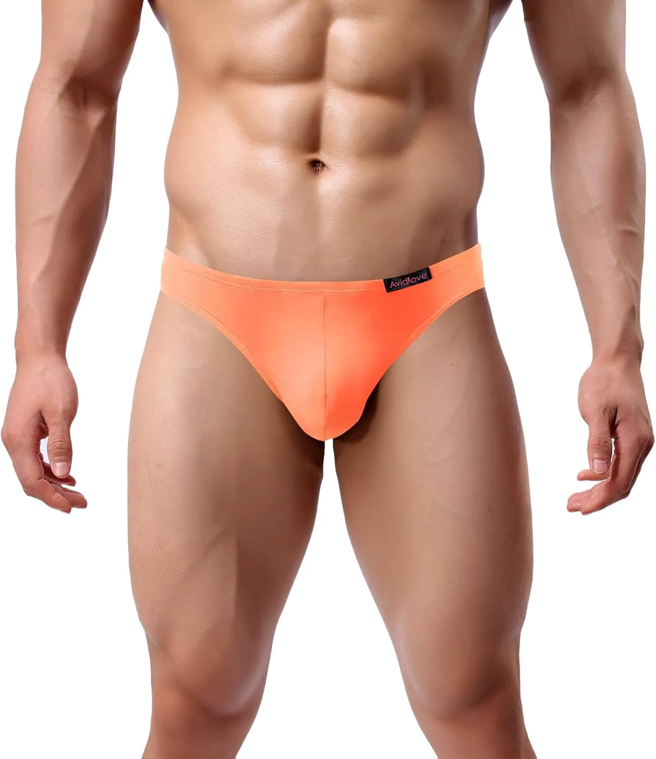 Avidlove Mens Bikini Underwear Low Rise Briefs Microfiber Underpants 4 Pack