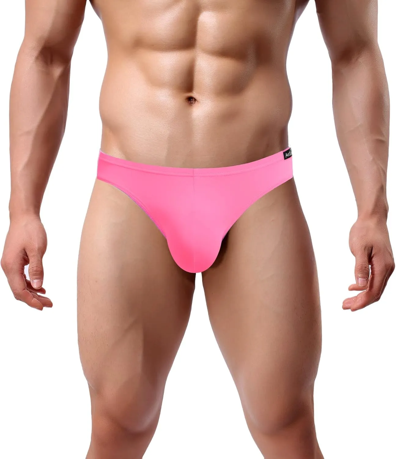 Avidlove Mens Bikini Underwear Low Rise Briefs Microfiber Underpants 4 Pack