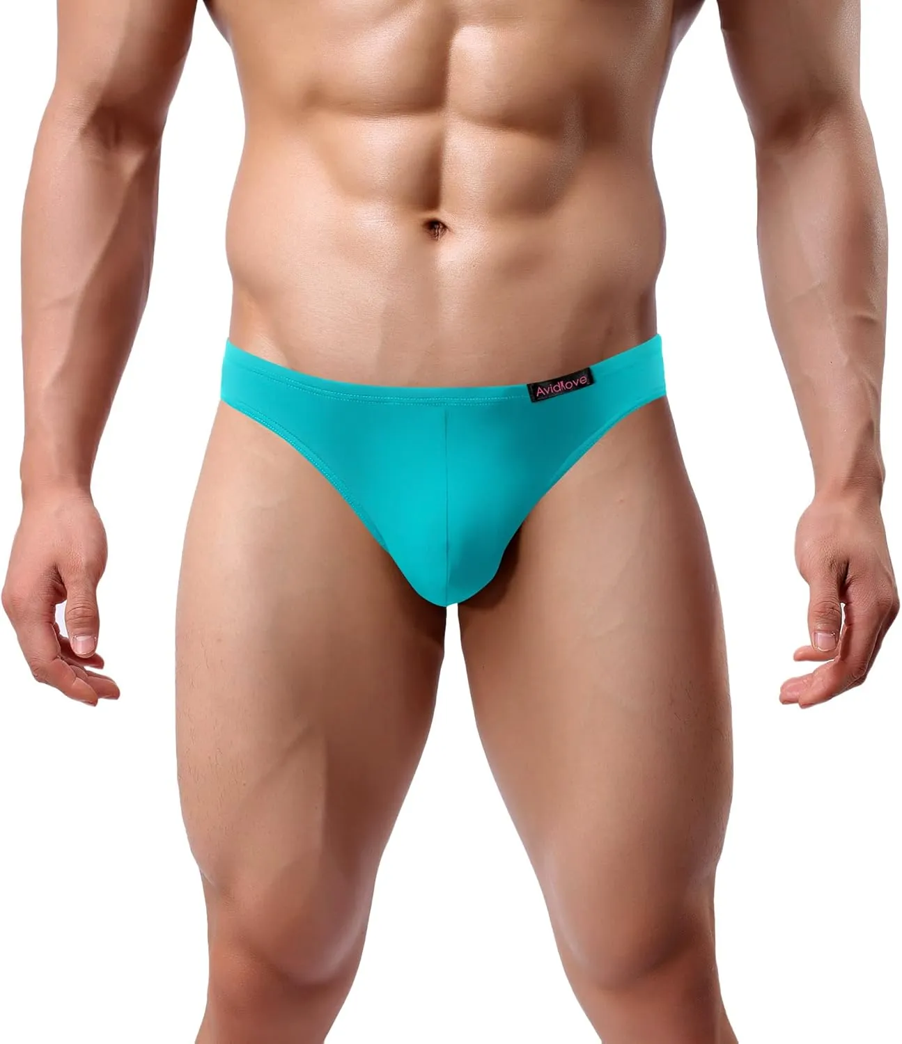 Avidlove Mens Bikini Underwear Low Rise Briefs Microfiber Underpants 4 Pack