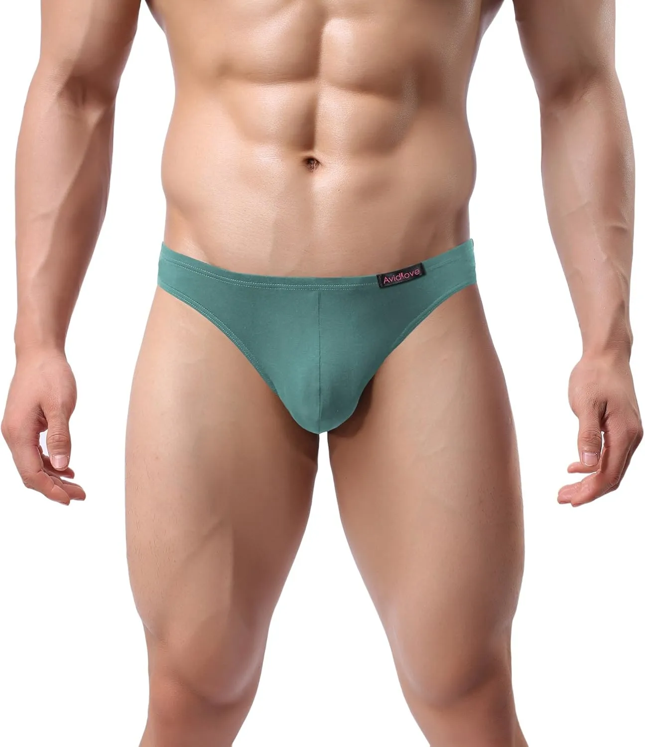 Avidlove Mens Bikini Underwear Low Rise Briefs Microfiber Underpants 4 Pack