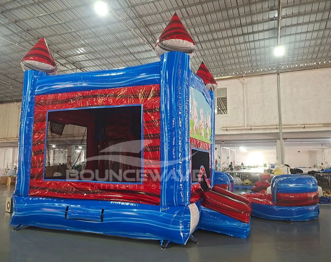 Baja Seasonal Sampler Right Side Bounce House with Slide (Wet/Dry)