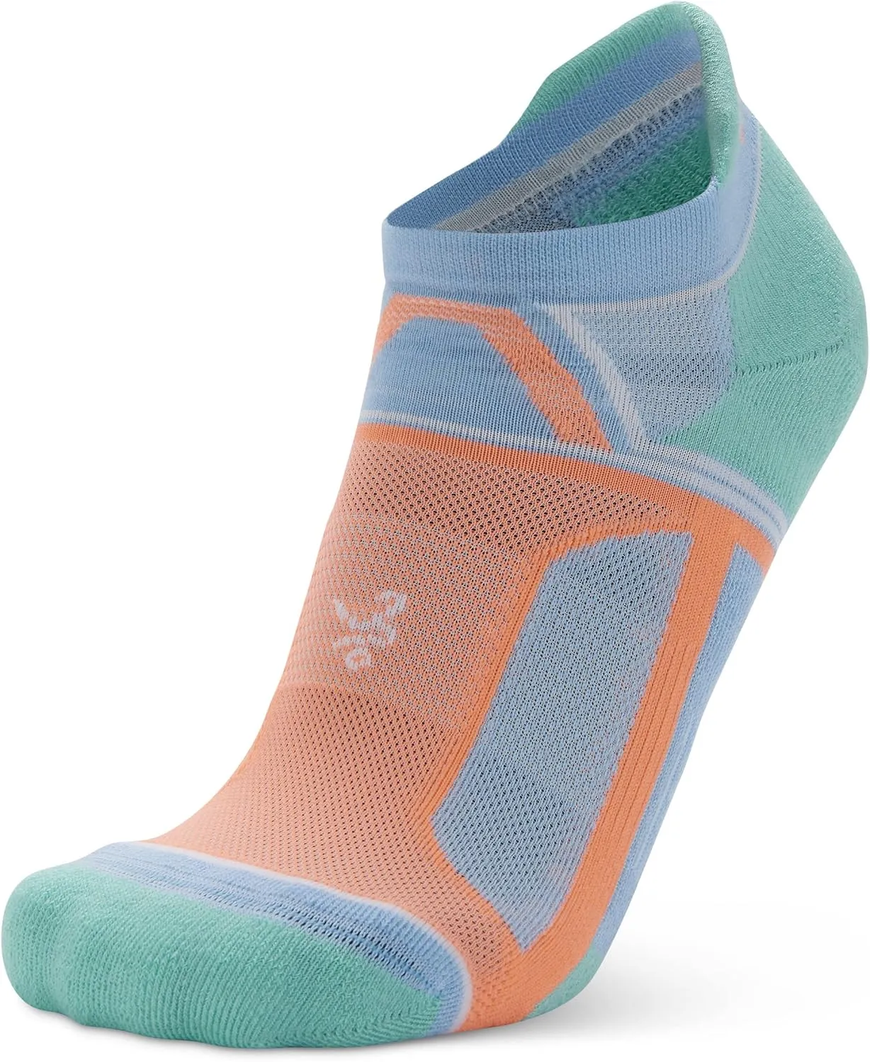 Balega Unisex Adult Hidden Contour Upcycled Impact Resistance/Cushioning Performance No Show Athletic Running Socks (1 Pair)