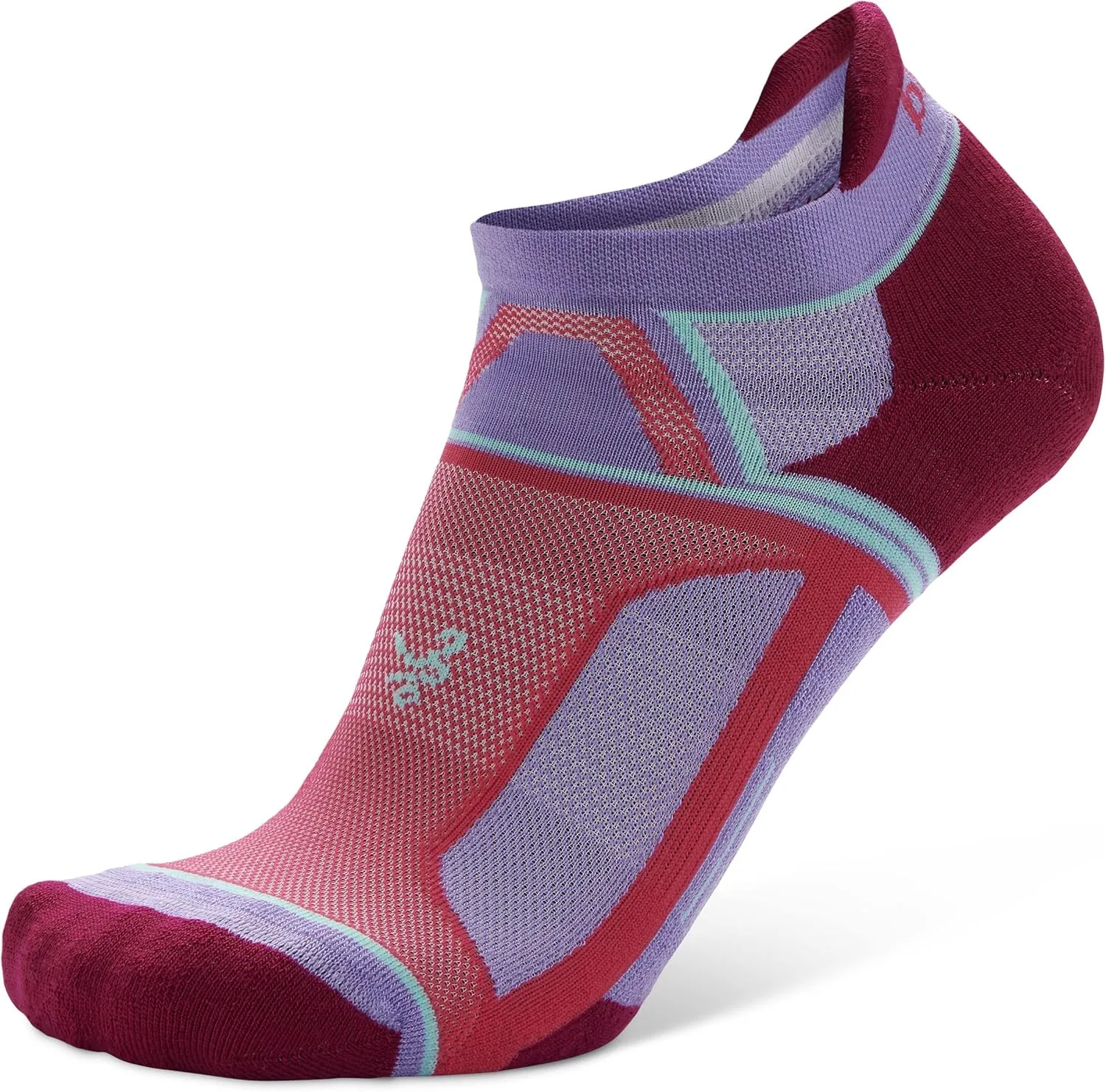 Balega Unisex Adult Hidden Contour Upcycled Impact Resistance/Cushioning Performance No Show Athletic Running Socks (1 Pair)