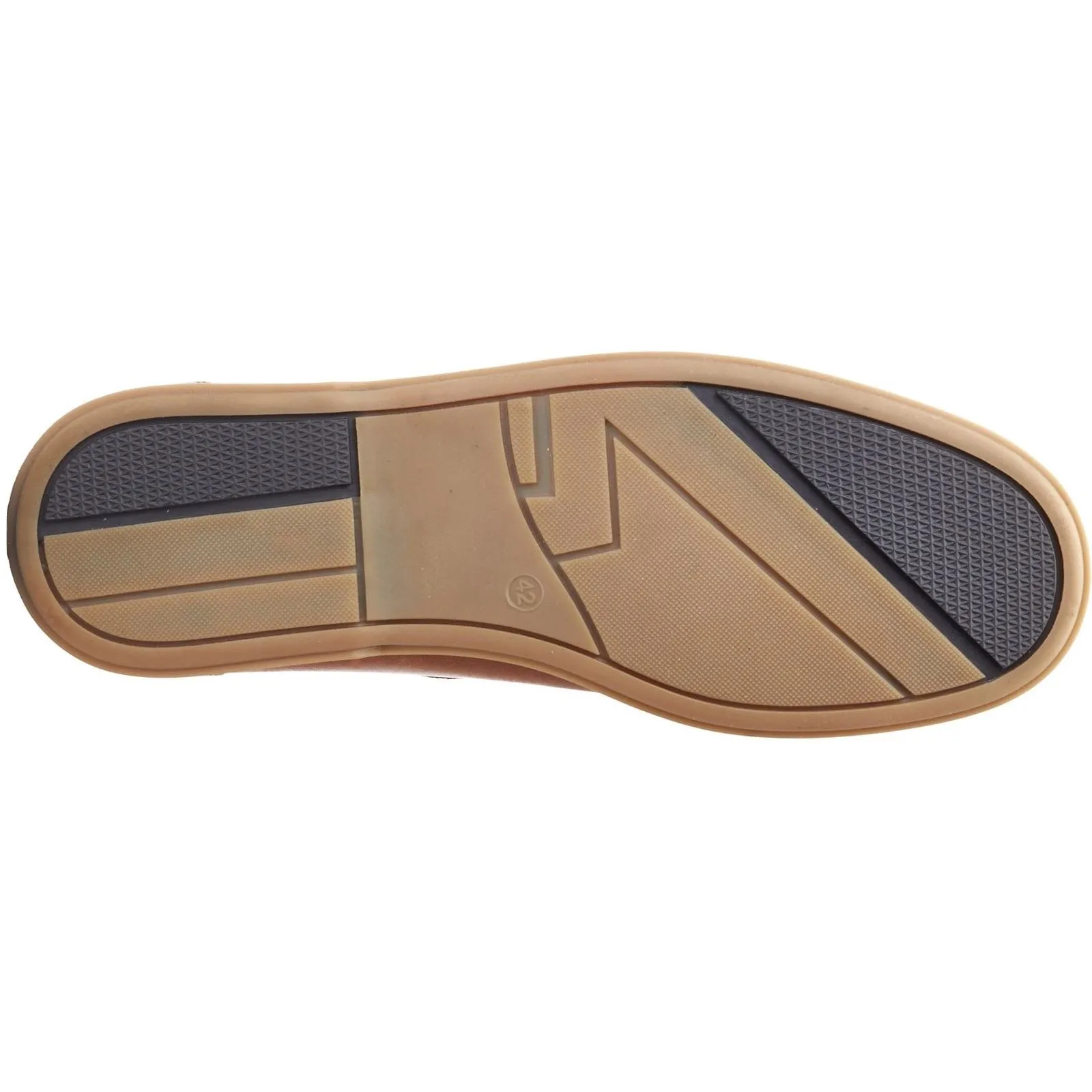 Base London Men's Stern Boat Shoe in Burnt Tan
