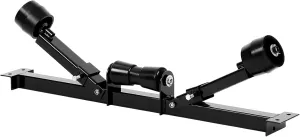 BBTO Boat Trailer Rollers Large Bottom Support Bracket with Black Rollers Capacity of 3307 lb Boat Trailer Boat Trailer Accessories Steel Adjustable Support Bracket for Small Motors Sailing Boats