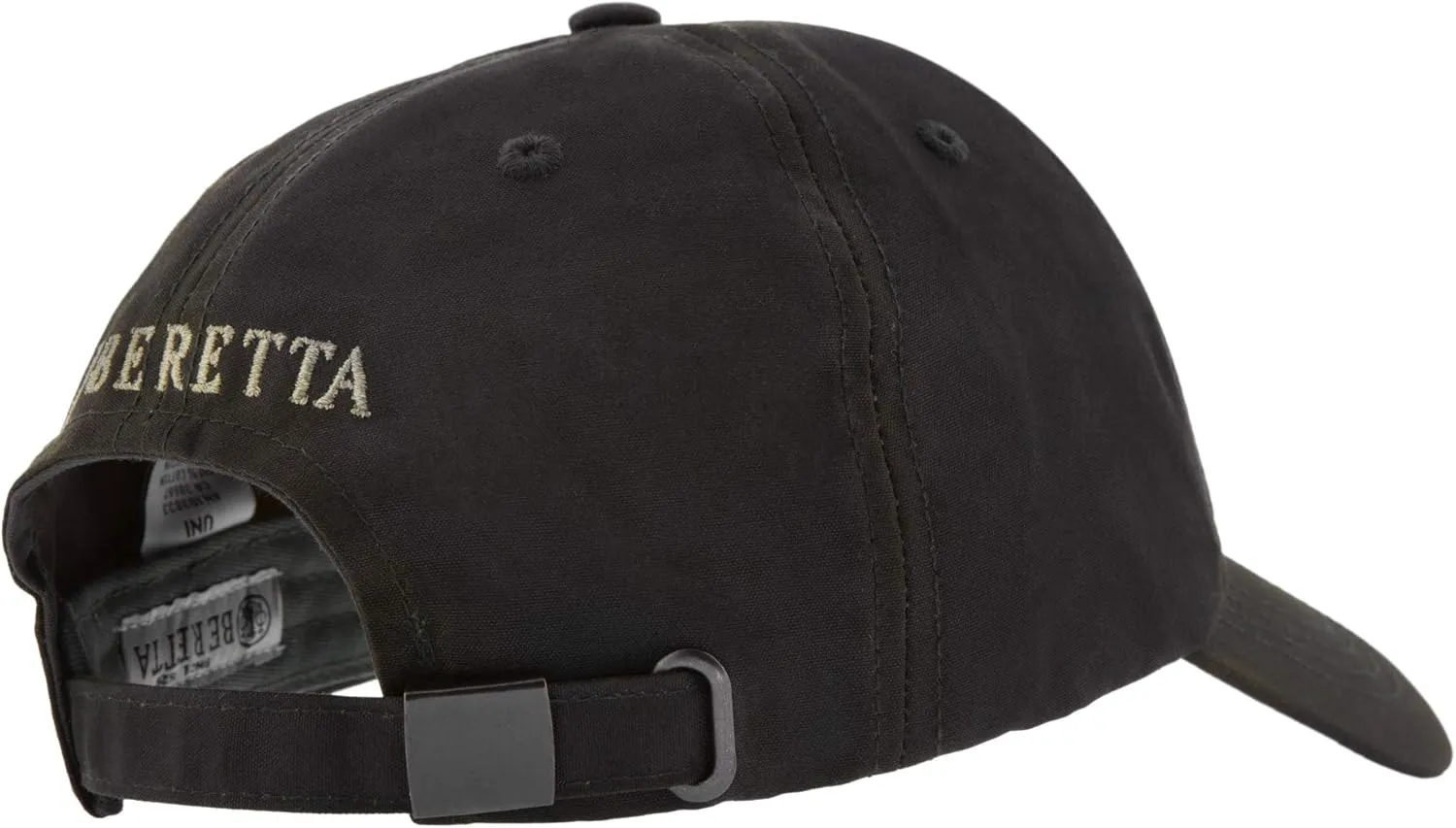 Beretta Men's Waxed Cotton Hunting Outdoor Casual Hat with Beretta Trident logo
