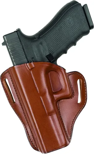 Bianchi #57 Remedy™ Open Top Leather Holster, Tan, Left Hand, SZ21, Ruger LC9, LC380