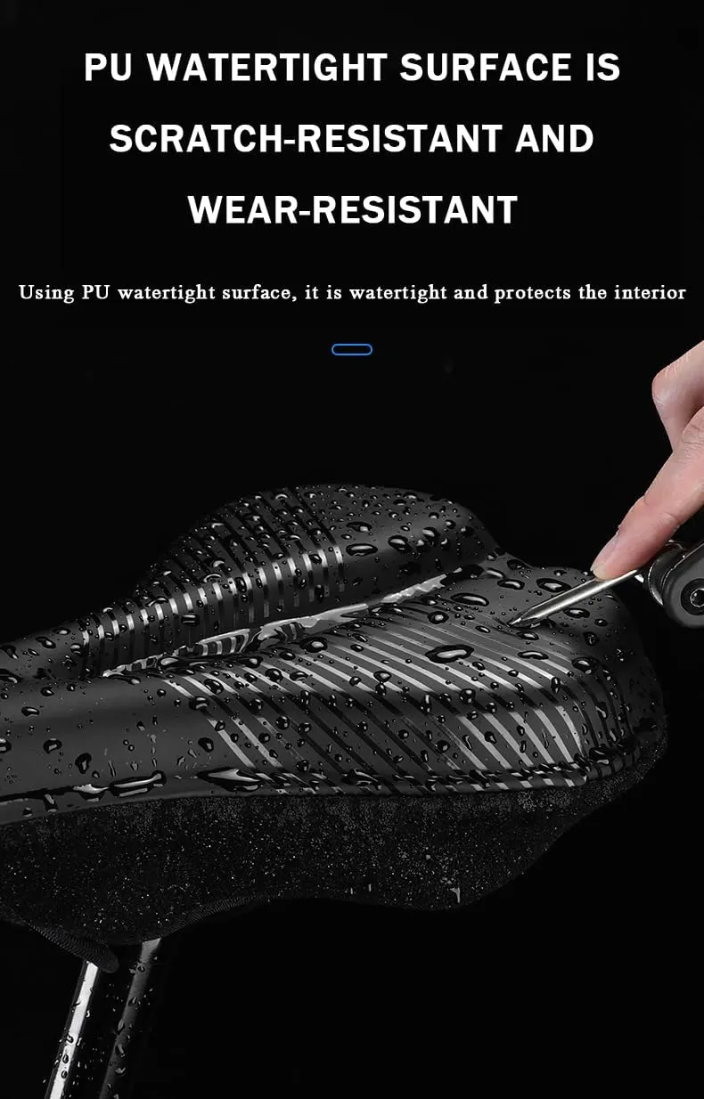 Bike Seat Cushion for Giant TCR Advanced Disc TCR Advanced Pro TCR Advanced Pro Team, Memory Foam & Gel Padded Cover Bicycle Seat for Men Women Shock-Absorbing Comfort Bike Seat Pad,D