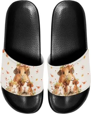 Binienty Womens Mens Fashion Slide Sandals Non Slip Summer Slippers for Bathroom, Indoor Home, Pool, Beach