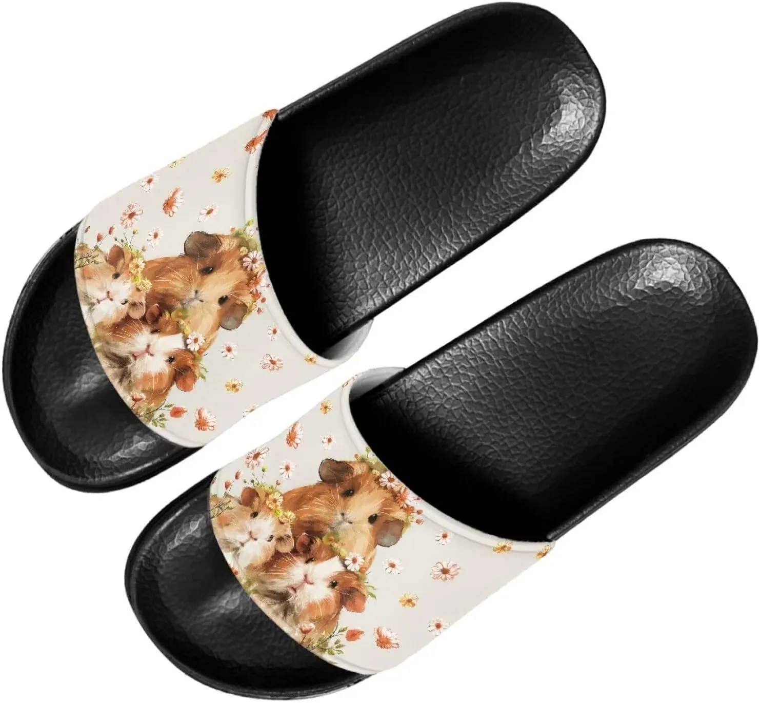 Binienty Womens Mens Fashion Slide Sandals Non Slip Summer Slippers for Bathroom, Indoor Home, Pool, Beach