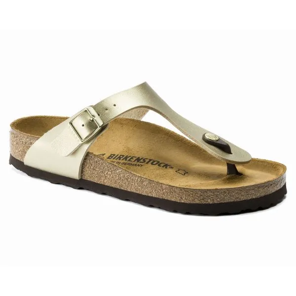 Birkenstock Gold Gizeh Birko-Flor Womens Sandals 1016108